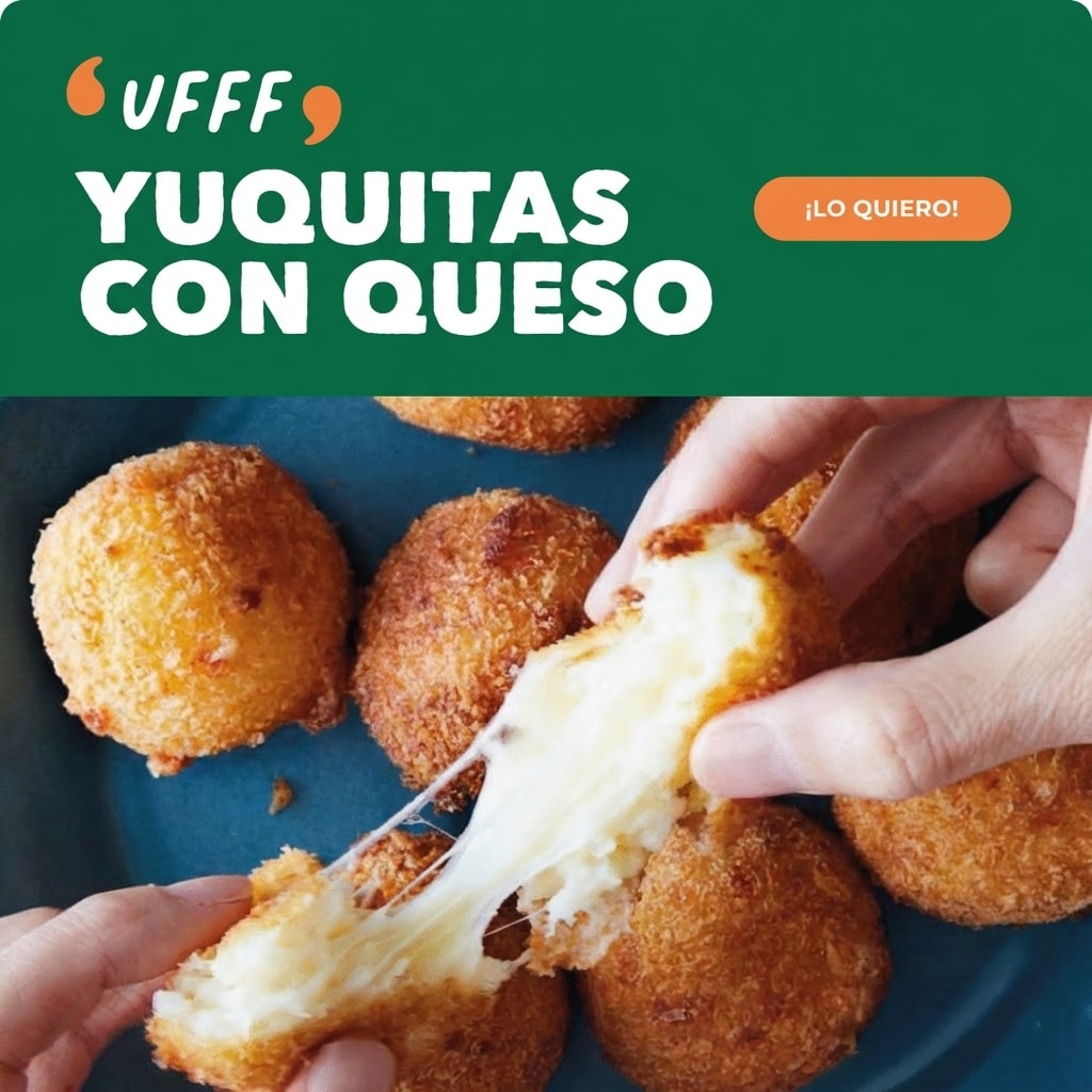 Yuquita con queso