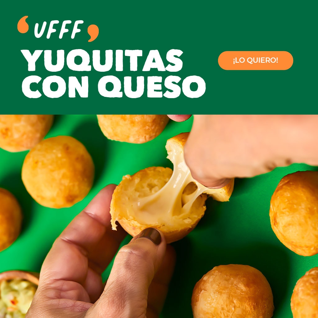 Yuquita con queso