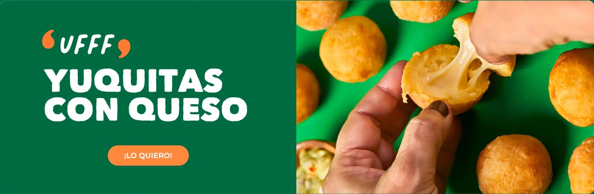 Yuquitas con queso