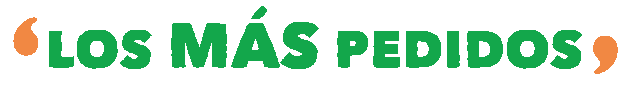 Los más pedidos